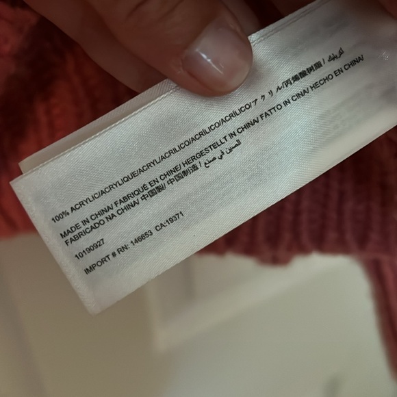 C/MEO COLLECTIVE sweater - Pink, size small - Picture 3 of 4